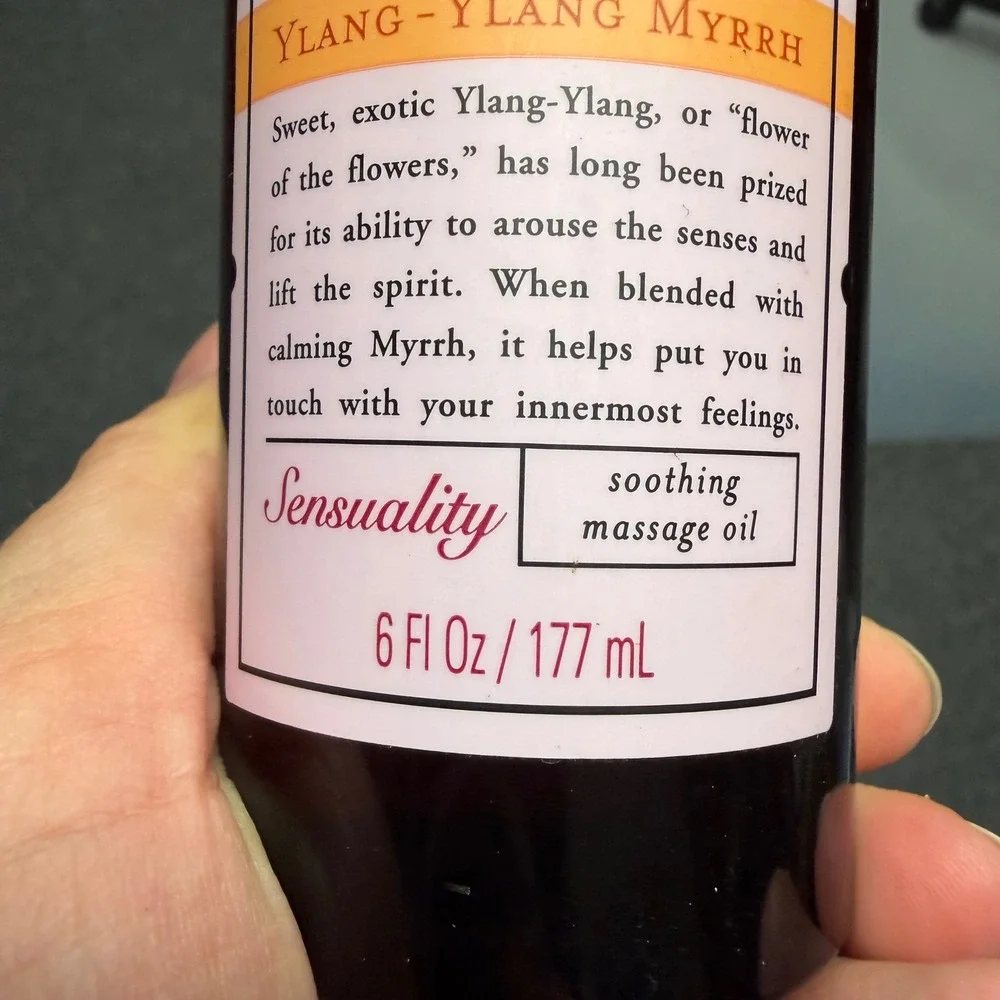 Bath & Body Works Aromatherapy Sensuality Ylang-Ylang Myrrh Massage Oil 6oz